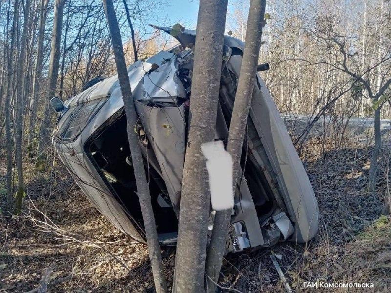 Водитель погиб в аварии в Комсомольском районе 