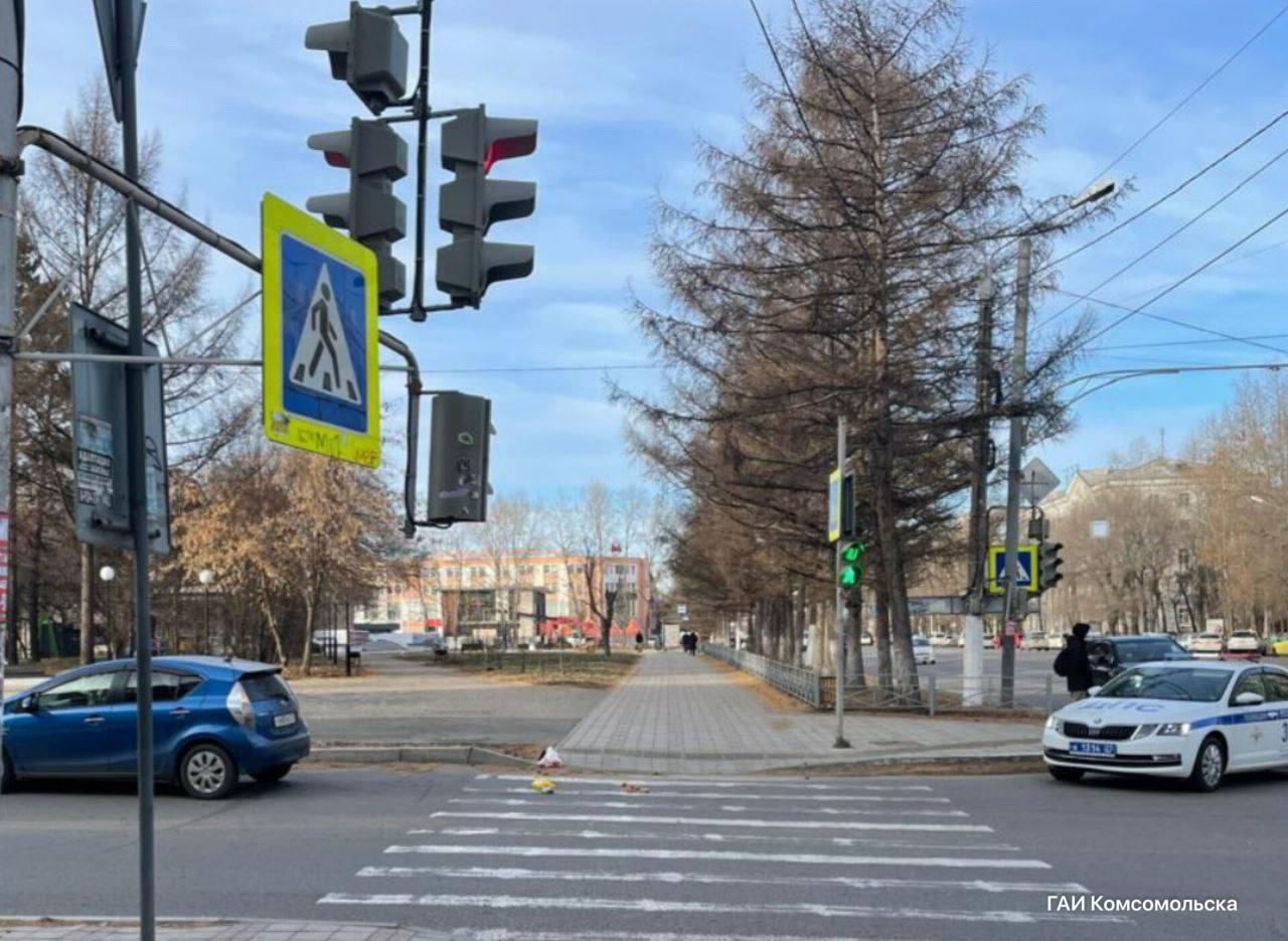 Девушка сбила пешехода в Комсомольске 