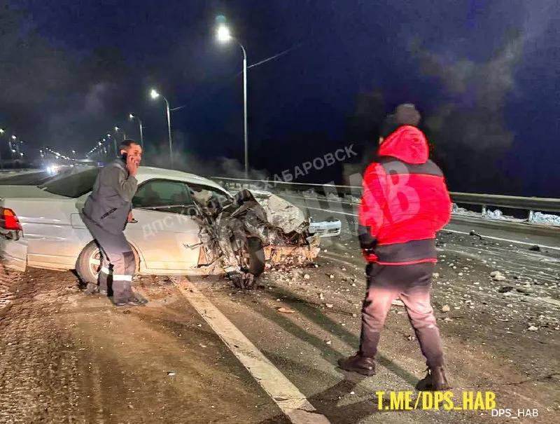 Водитель уснул за рулем и попал в ДТП в Хабаровском районе 