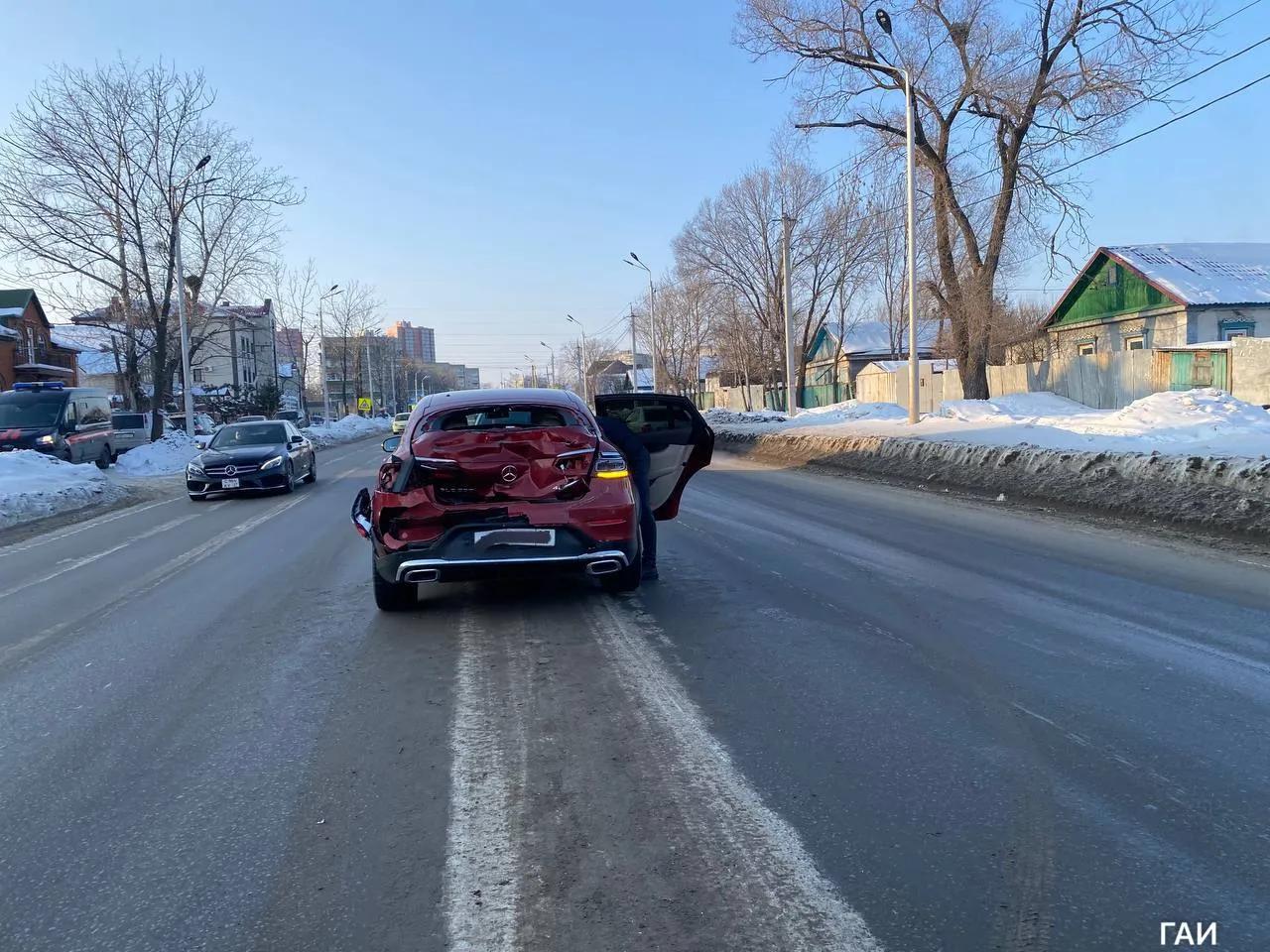 Мать и младенец пострадали в ДТП в Хабаровске